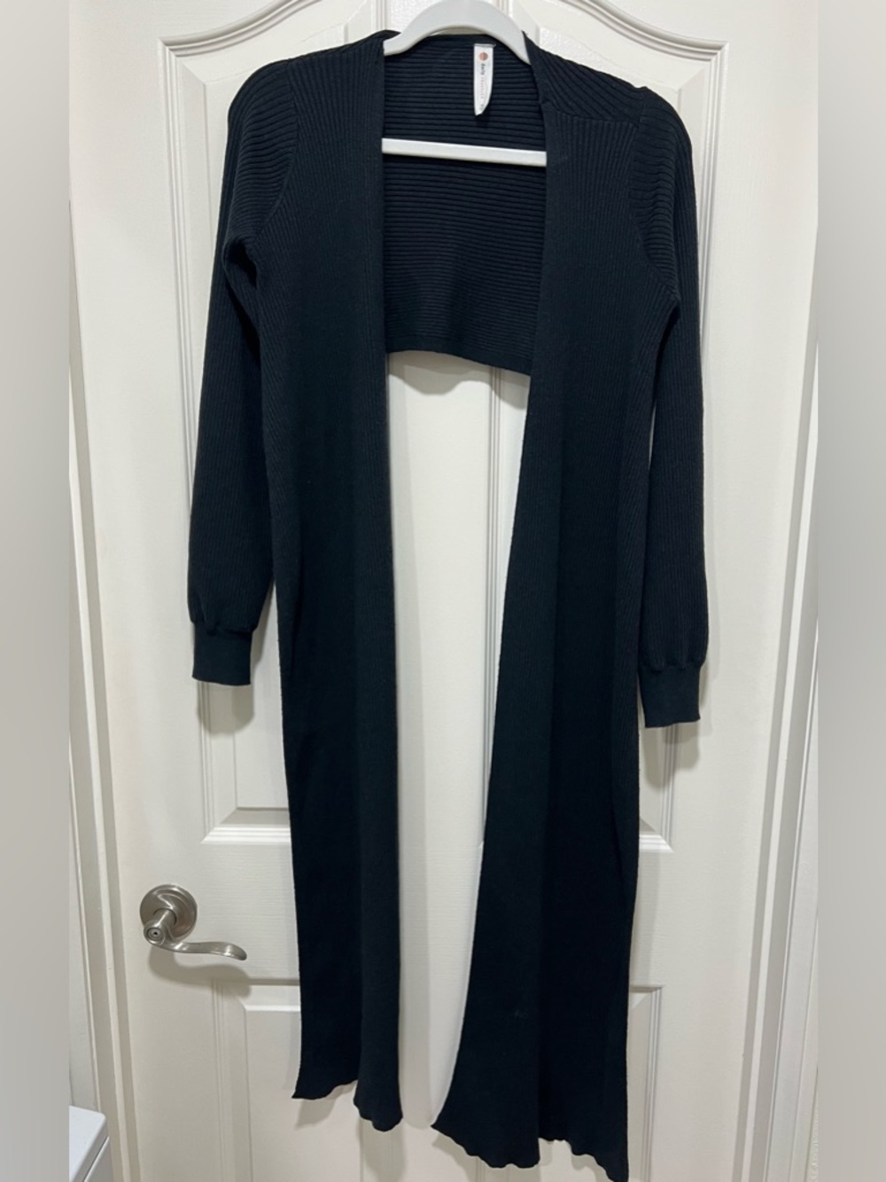 Anthropologie Daily Practice Ribbed Yoga Wrap Cardigan